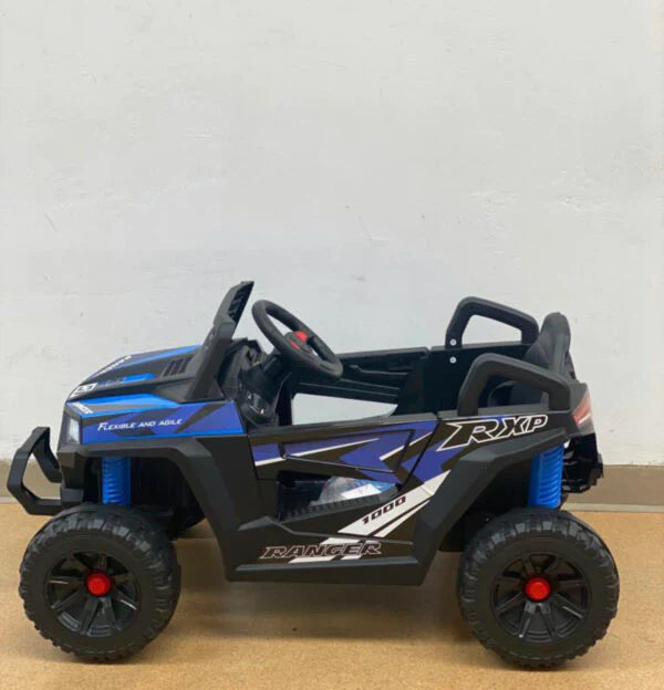 Masinuta electrica cu telecomada, Jeep AB120, Albastru