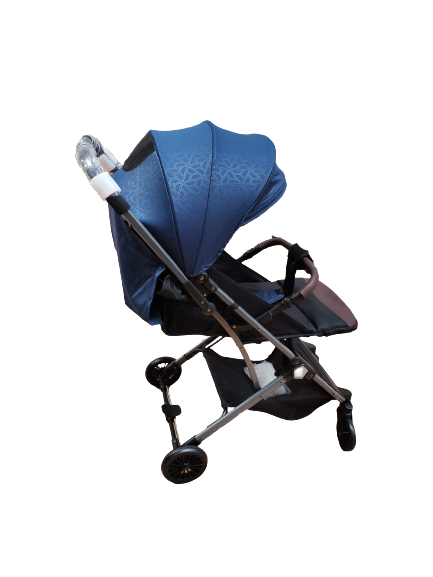 Carucior sport troler ,cu pozitie somn si protectie insecte, albastru