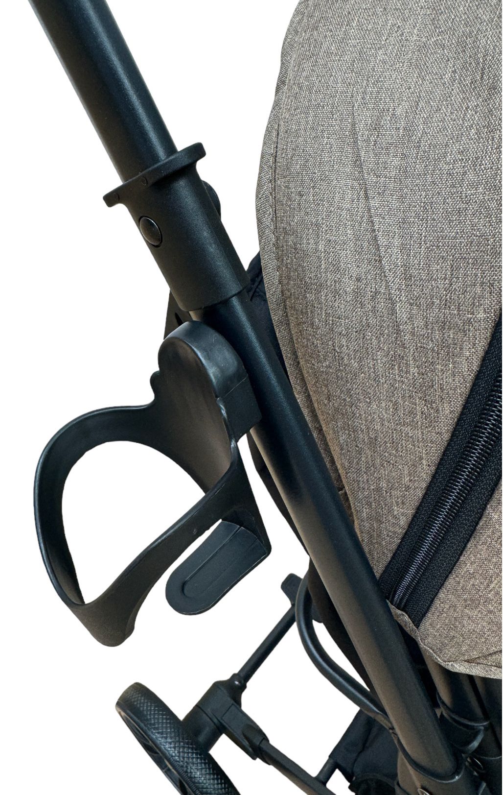 Carucior sport cu maner reversibil , pozitie somn, pliere tip troller, 6-36 luni,  culoare bej