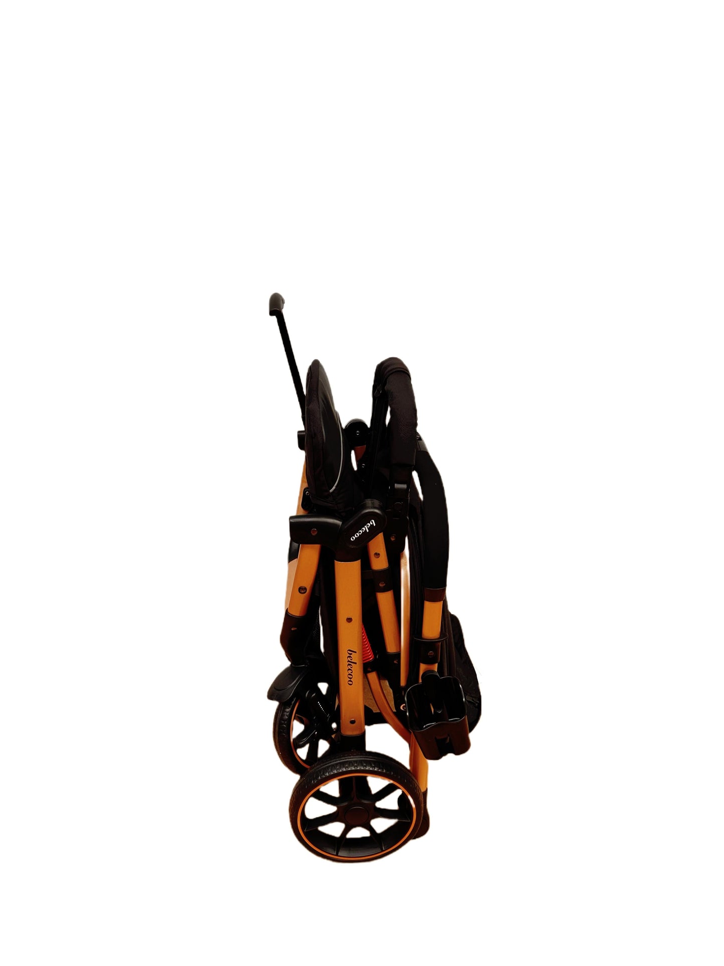 Carucior sport Belecoo, cu maner reversibil , pozitie somn, pliere tip troller, max 15 kg, 6-36 luni, BBDB1, NEGRU