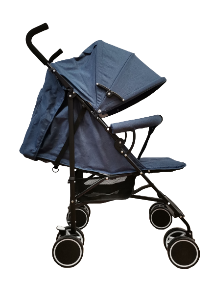 Carucior sport usor si compact, cu inchidere tip umbrela , culoare Albastru