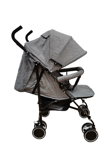 Carucior sport usor si compact, cu inchidere tip umbrela , culoare Gri