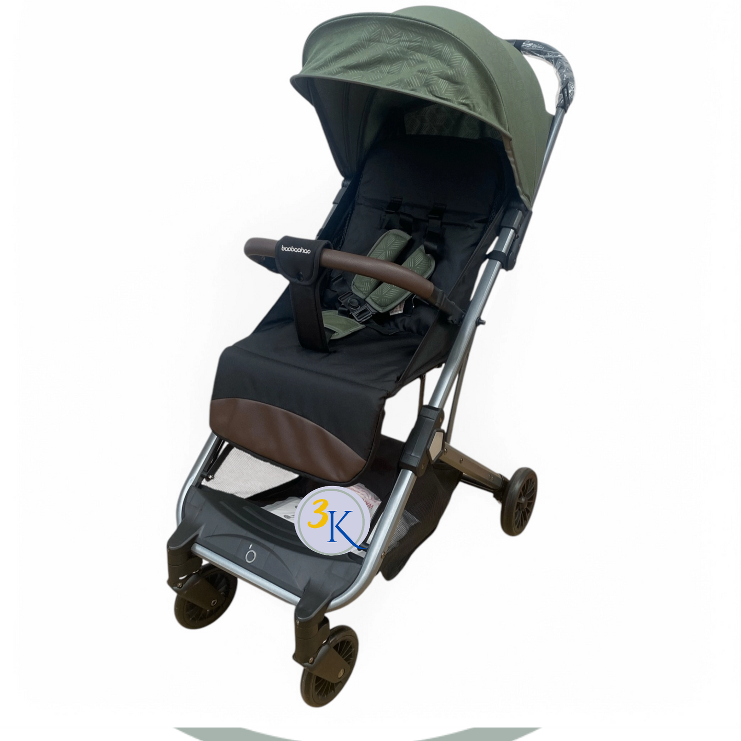 Carucior sport, cu inchidere compacta, sistem troller, pozitie somn , verde armi