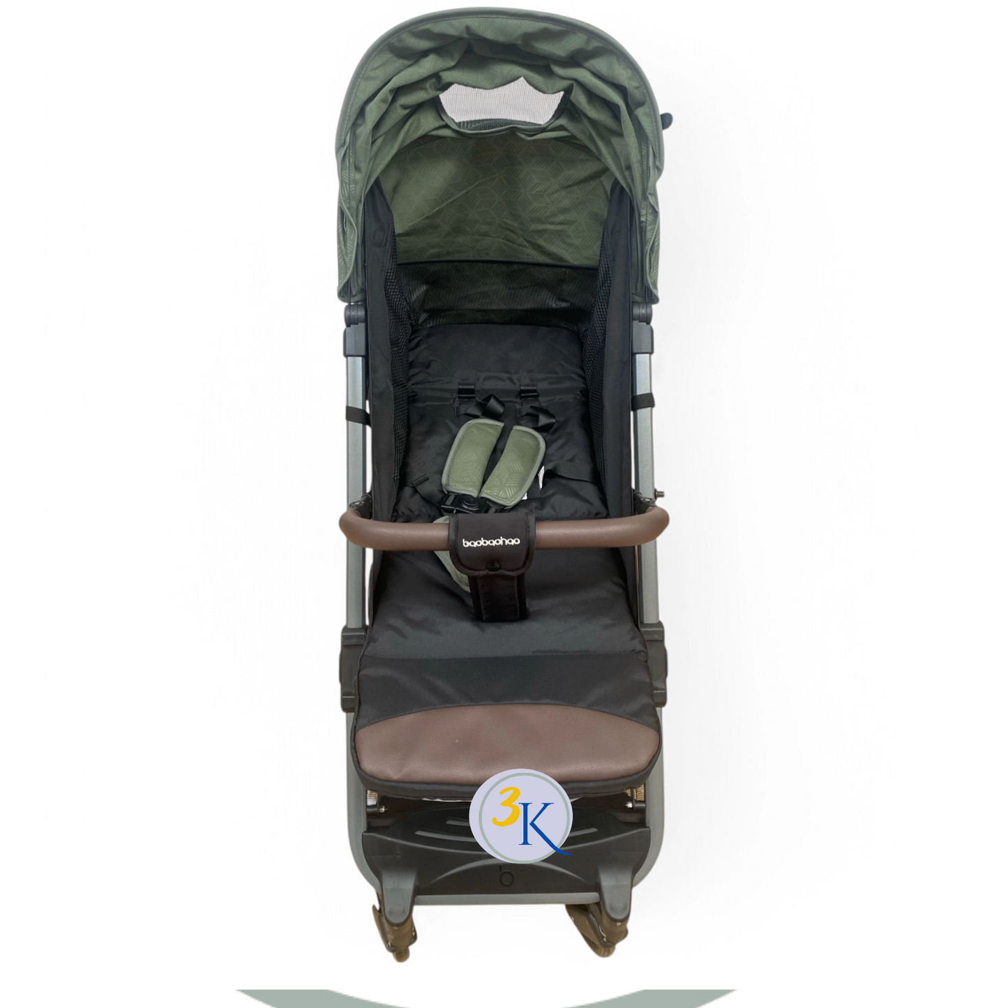 Carucior sport, cu inchidere compacta, sistem troller, pozitie somn , verde armi
