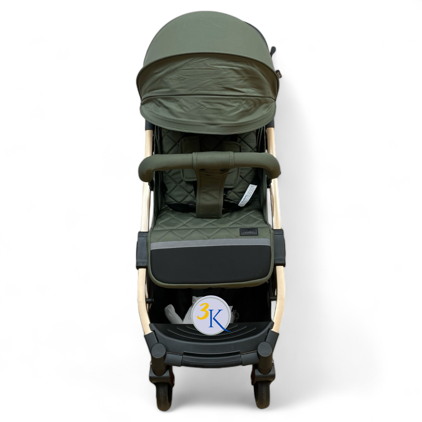 Carucior sport, cu inchidere compacta, sistem troller, pozitie somn , verde armi
