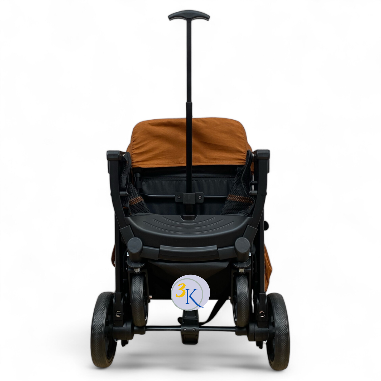 Carucior sport cu inchidere tip troler, copertina extra, pentru avion, culoare, ORANGE