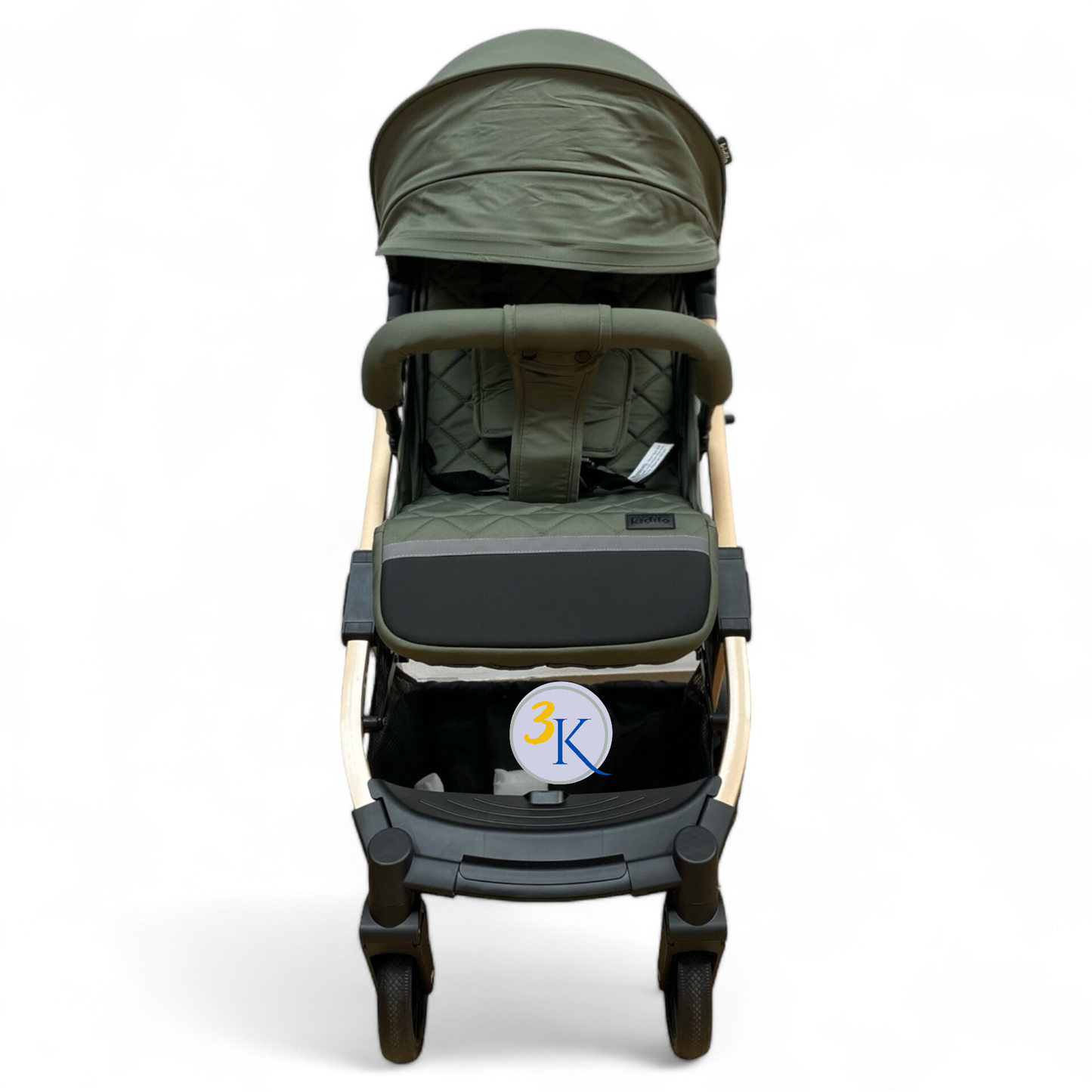 Carucior sport, cu inchidere compacta, sistem troller, pozitie somn , verde armi