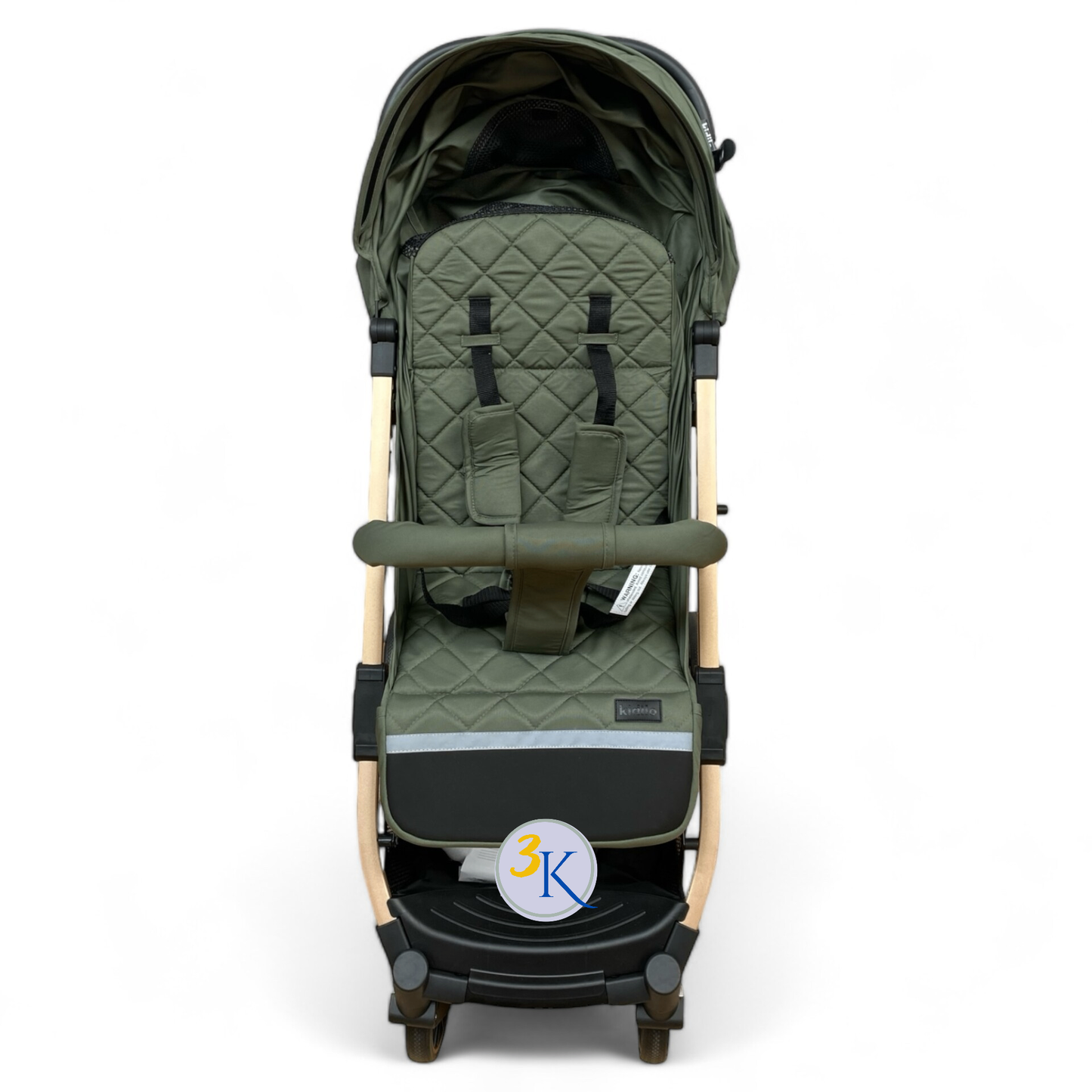 Carucior sport, cu inchidere compacta, sistem troller, pozitie somn , verde armi