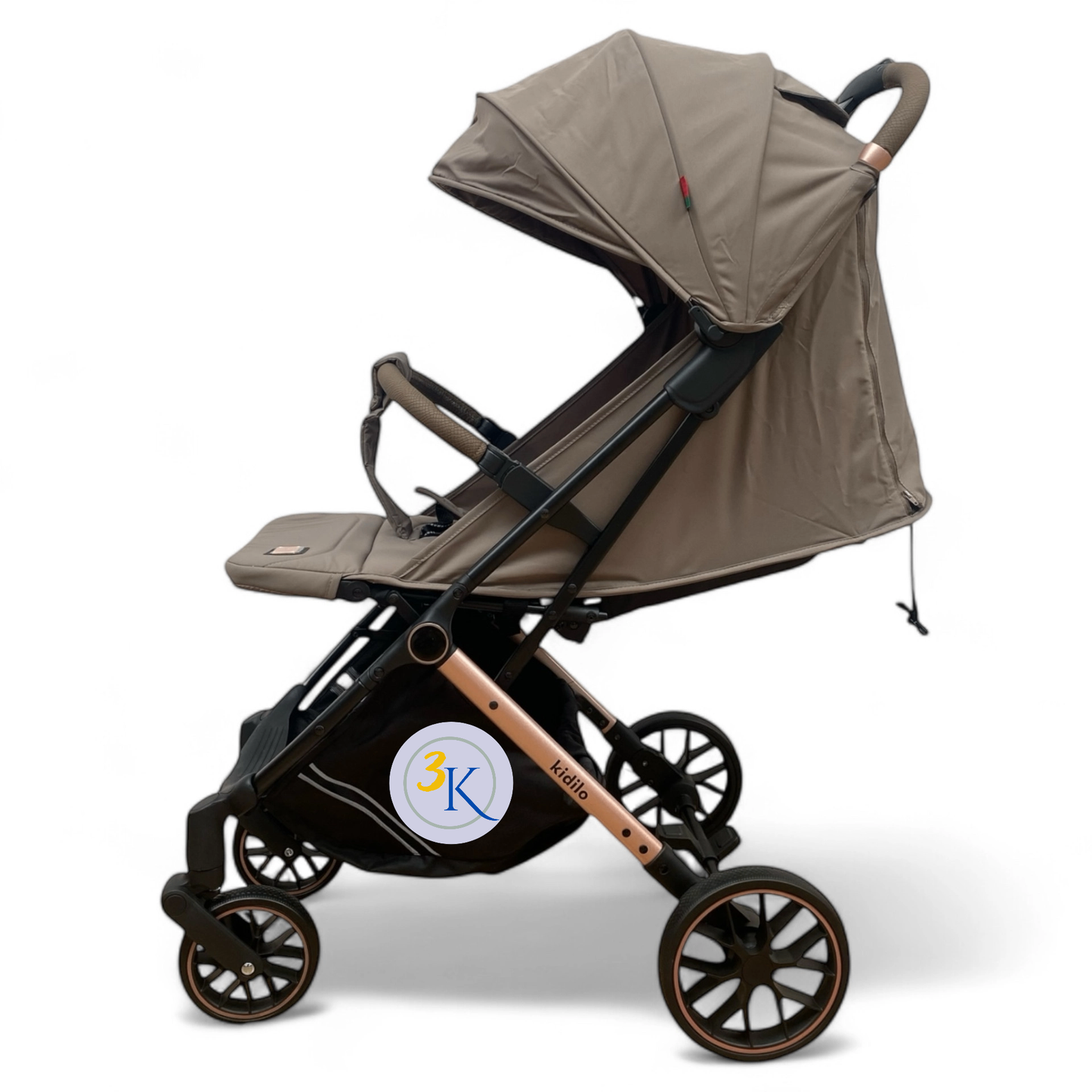 Carucior sport calitate superioara ,, cu inchidere compacta, sistem troller, pozitie somn ,bej