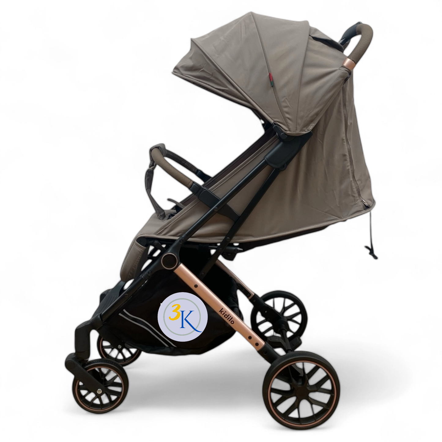 Carucior sport calitate superioara ,, cu inchidere compacta, sistem troller, pozitie somn ,bej