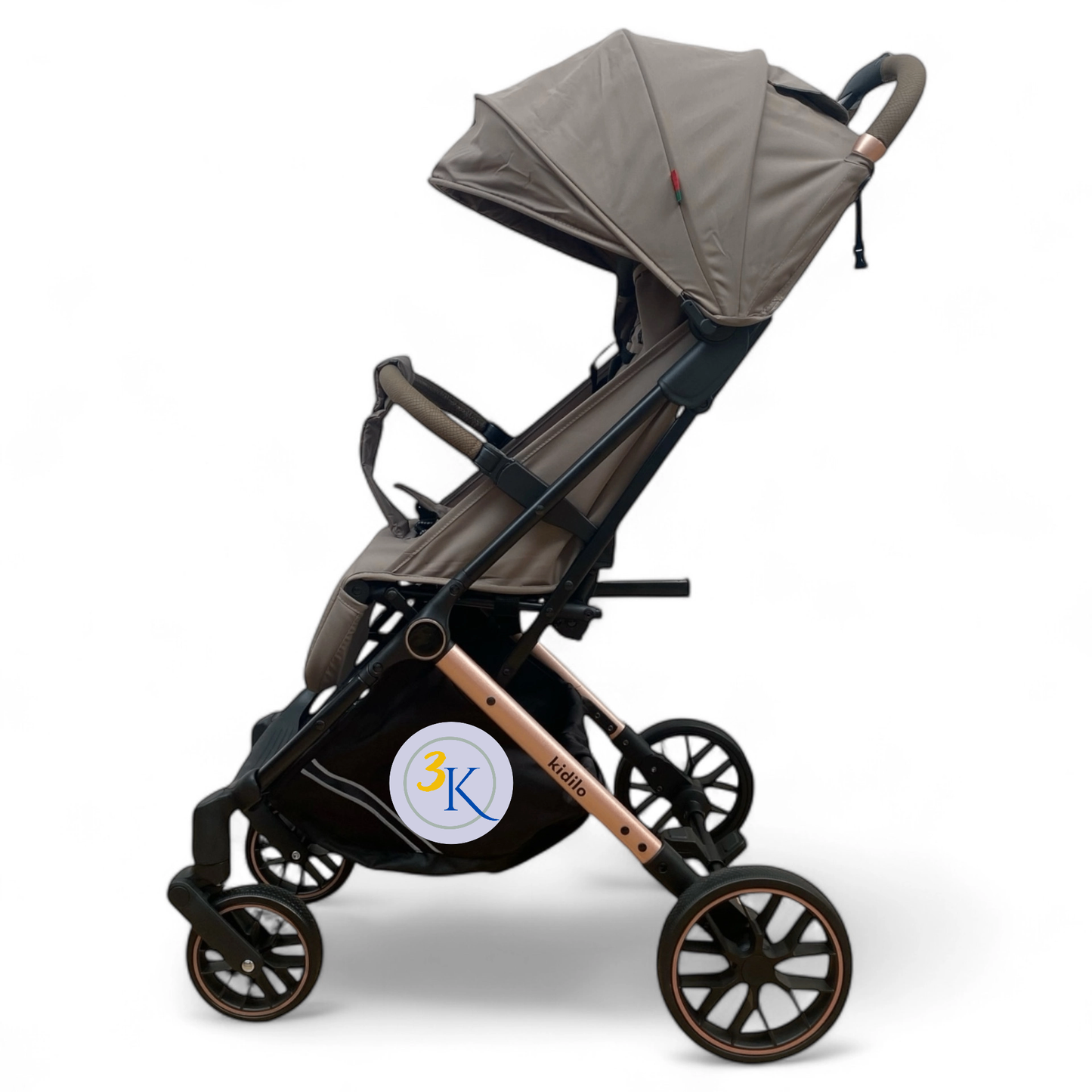 Carucior sport calitate superioara ,, cu inchidere compacta, sistem troller, pozitie somn ,bej
