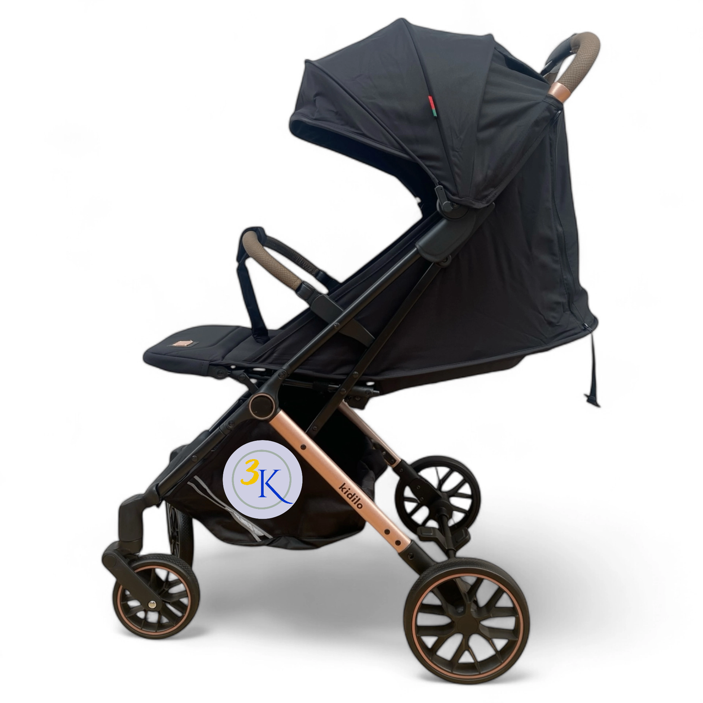 Carucior sport calitate superioara ,cu husa protectie vreme rece, inchidere compacta, sistem troller, pozitie somn , negru