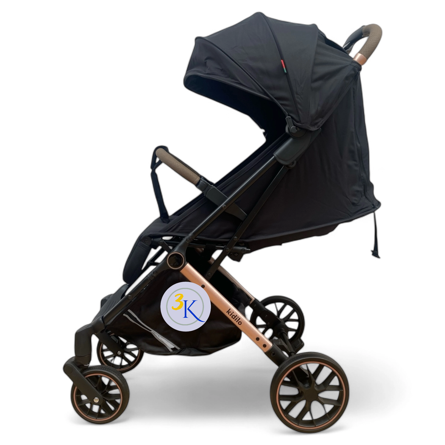 Carucior sport calitate superioara ,cu husa protectie vreme rece, inchidere compacta, sistem troller, pozitie somn , negru