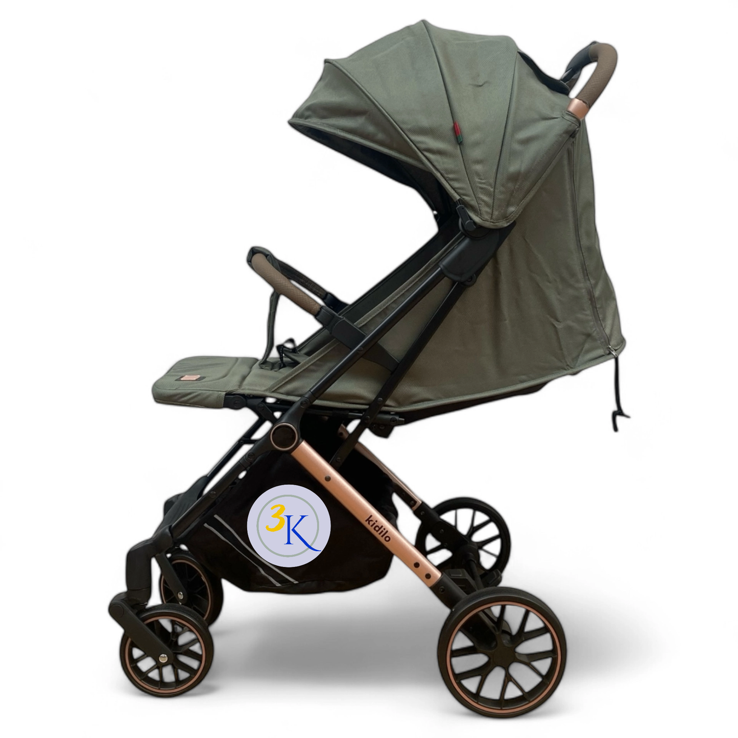 Carucior sport calitate superioara ,, cu inchidere compacta, sistem troller, pozitie somn , verde