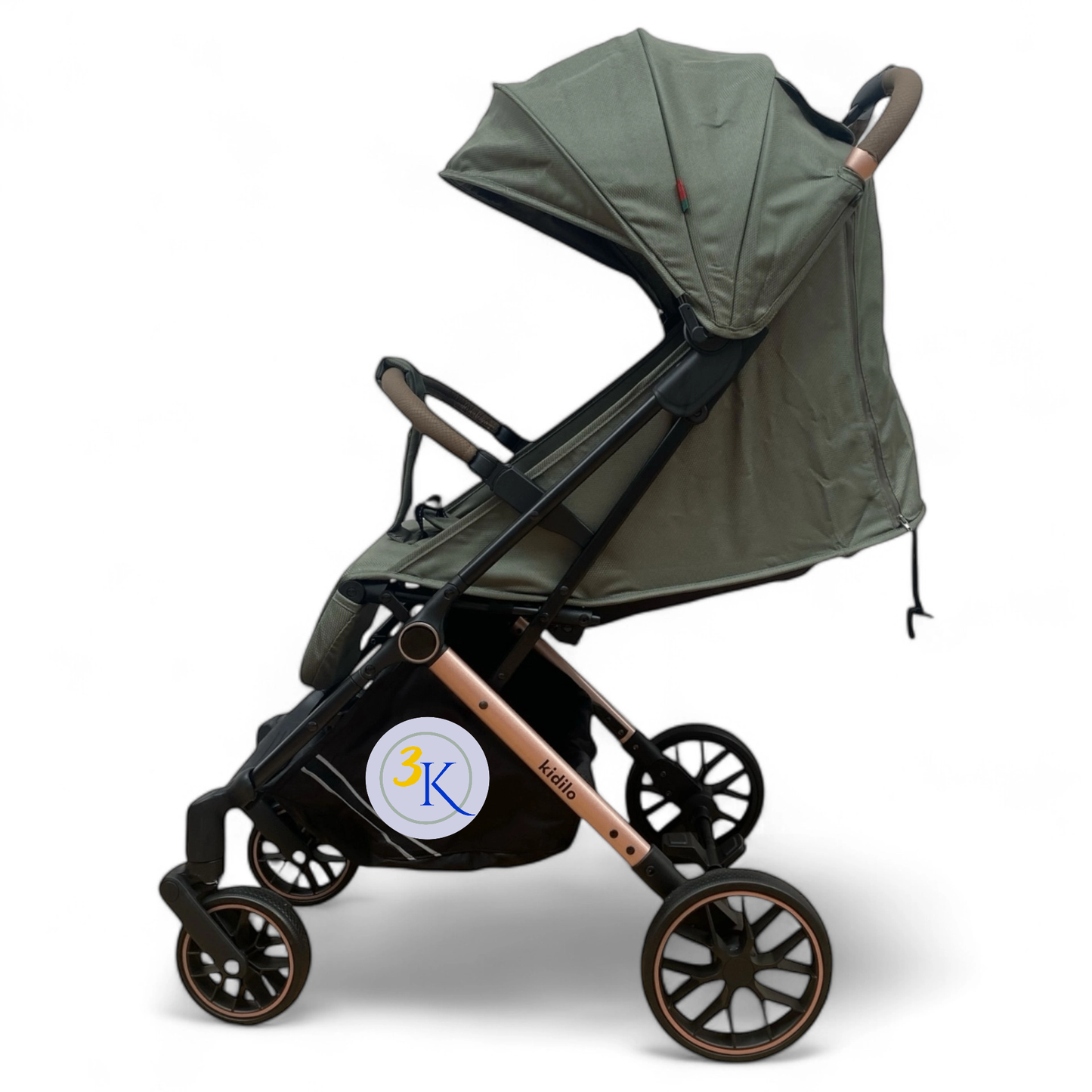 Carucior sport calitate superioara ,, cu inchidere compacta, sistem troller, pozitie somn , verde