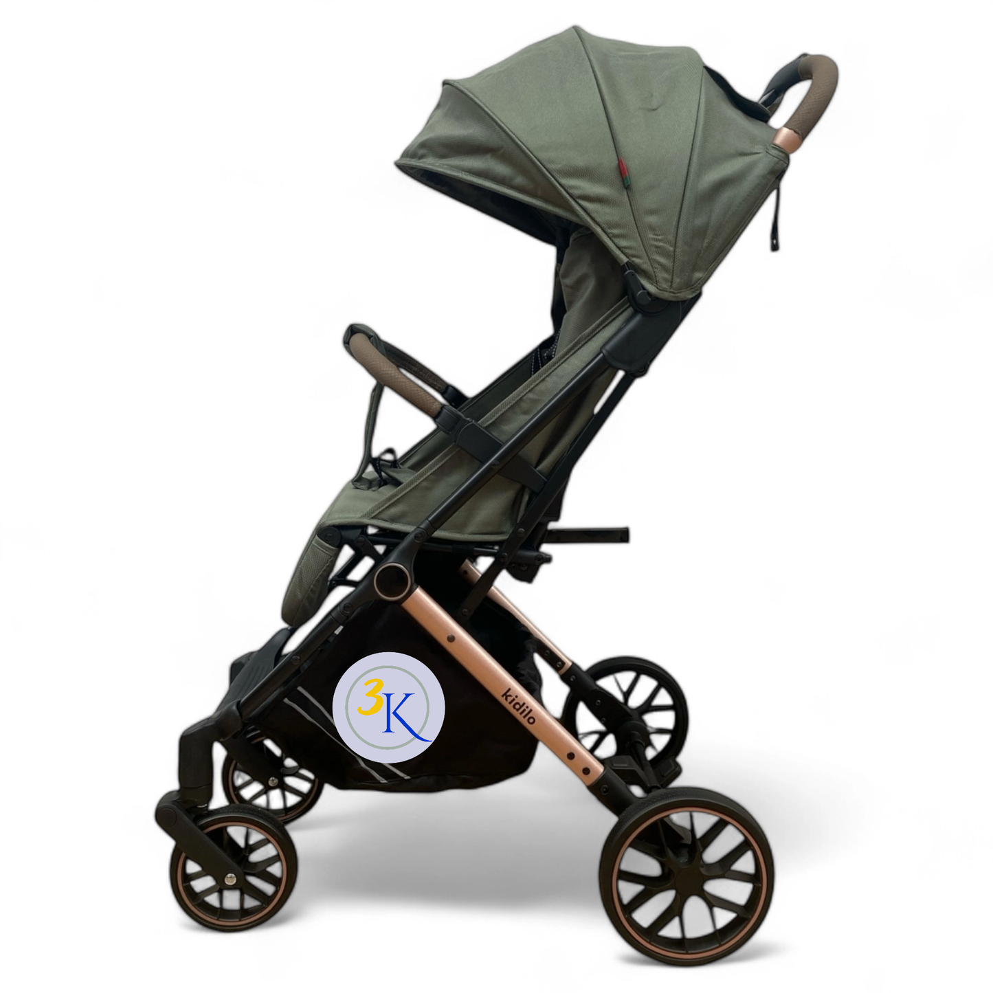Carucior sport calitate superioara ,, cu inchidere compacta, sistem troller, pozitie somn , verde