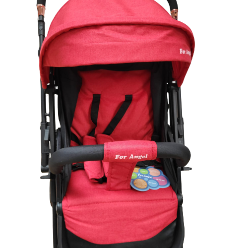 Carucior Sport tip troller cu maner reversibil si pozitie somn generoasa, rosu