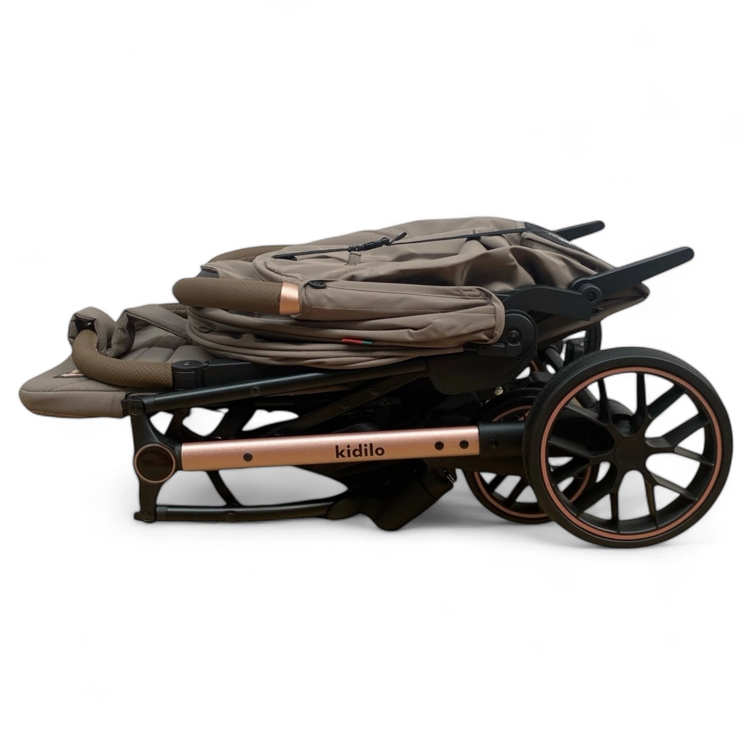 Carucior sport calitate superioara ,, cu inchidere compacta, sistem troller, pozitie somn ,bej