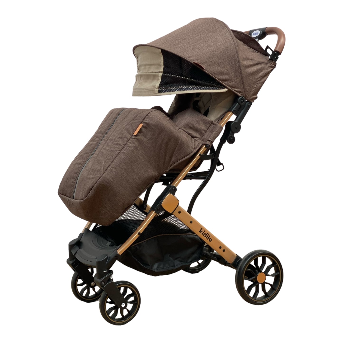 Carucior sport, cu inchidere compacta, sistem troller, pozitie somn si protectie vreme rece,MARO