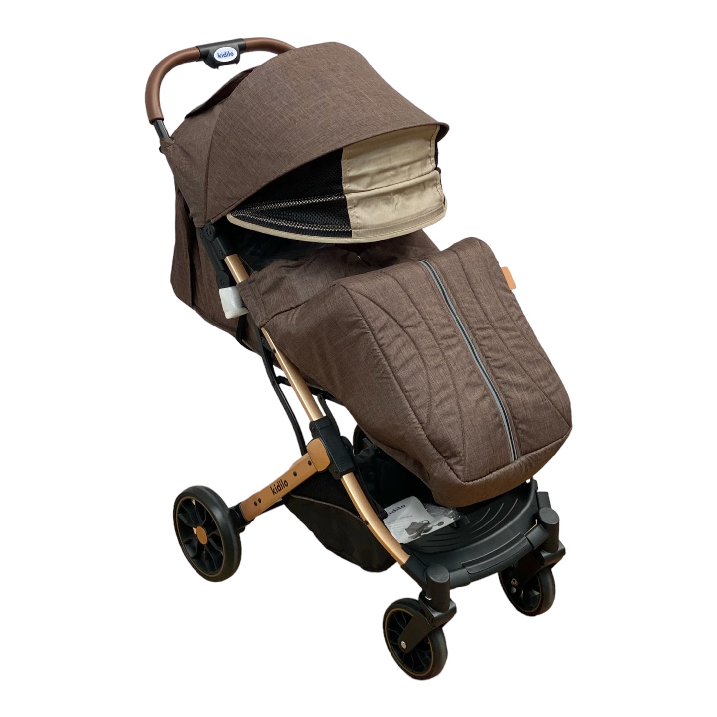Carucior sport, cu inchidere compacta, sistem troller, pozitie somn si protectie vreme rece,MARO