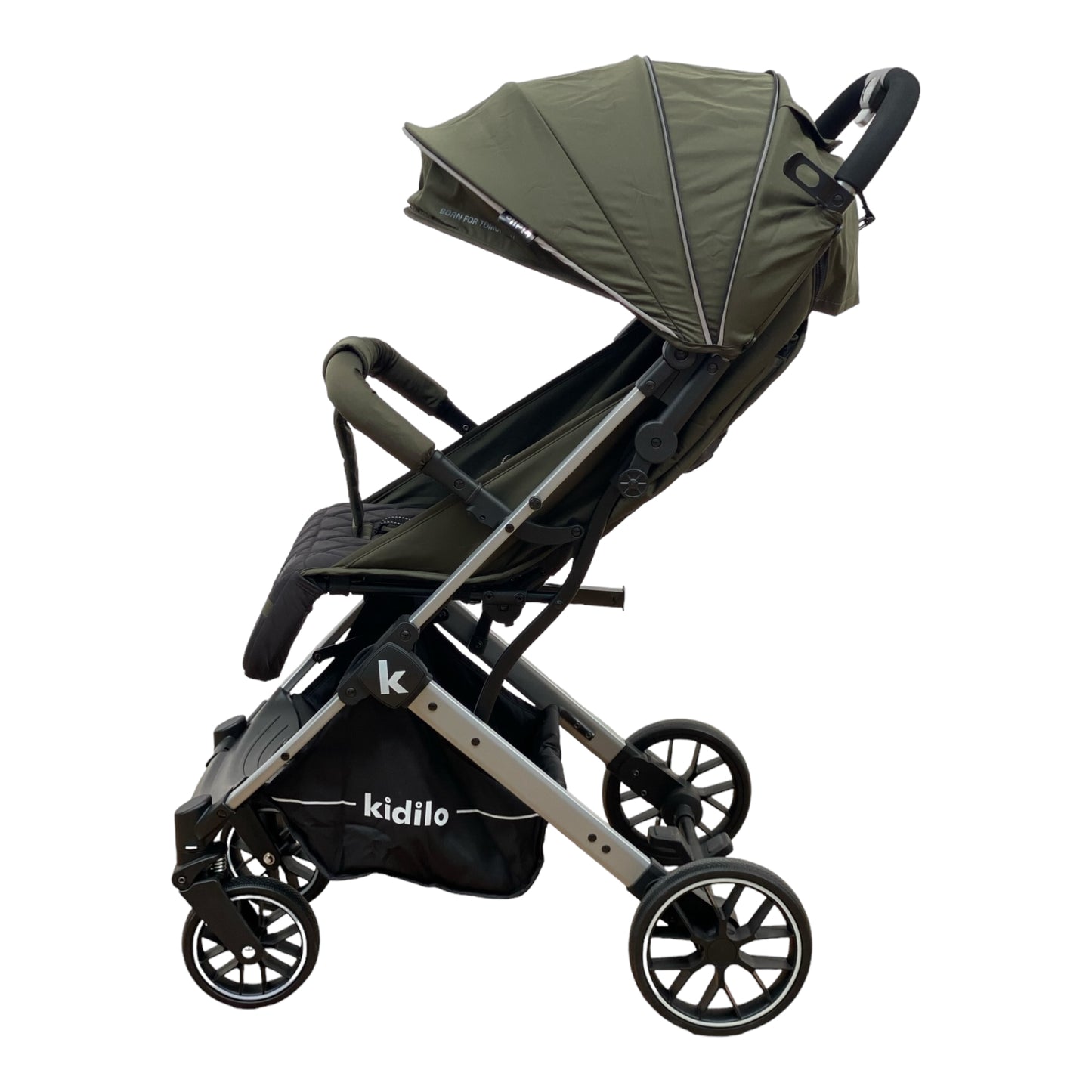 Carucior sport calitate superioara KIDILO 12, cu inchidere compacta, sistem troller, pozitie somn