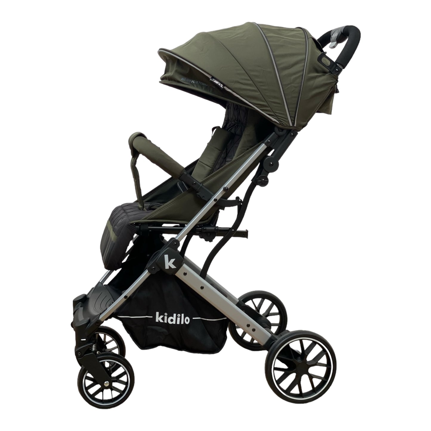 Carucior sport calitate superioara KIDILO 12, cu inchidere compacta, sistem troller, pozitie somn