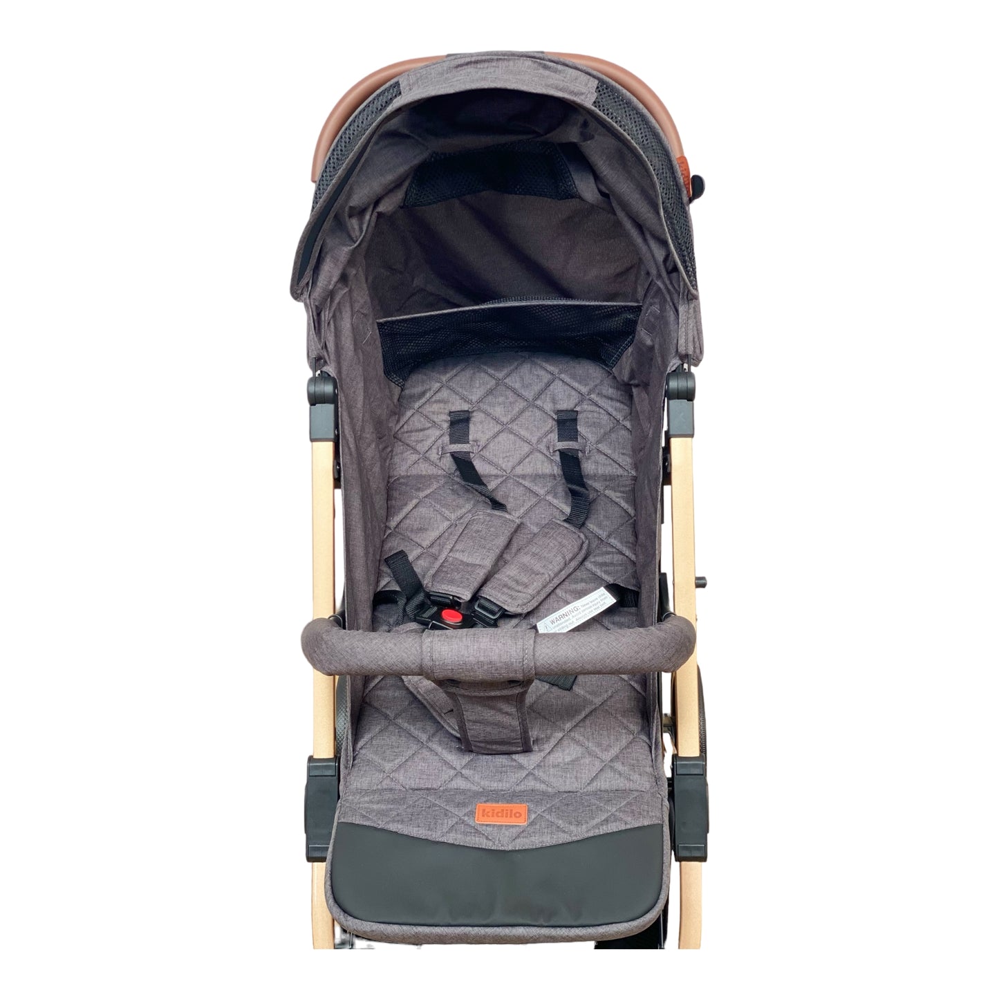 Carucior sport, cu inchidere compacta, sistem troller, pozitie somn si protectie vreme rece, GRI