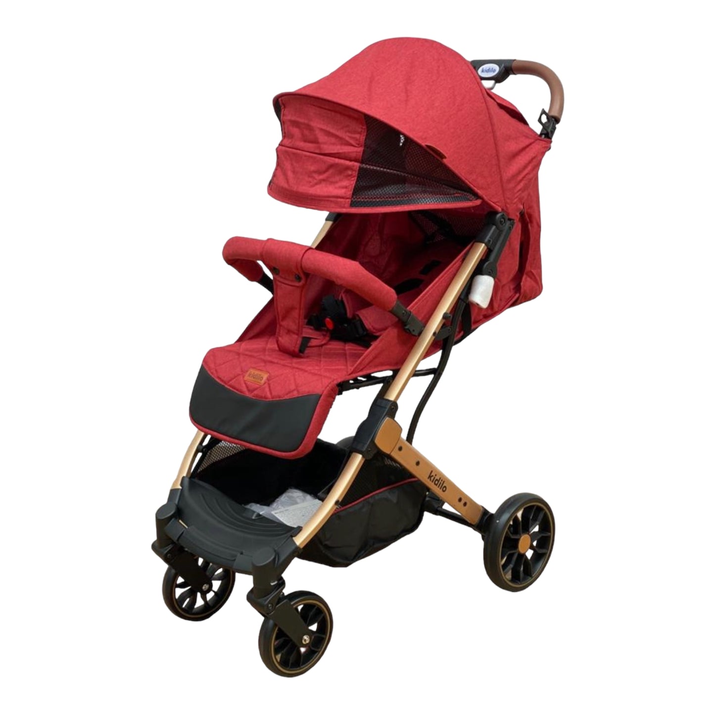 Carucior sport, cu inchidere compacta, sistem troller, pozitie somn ROSU