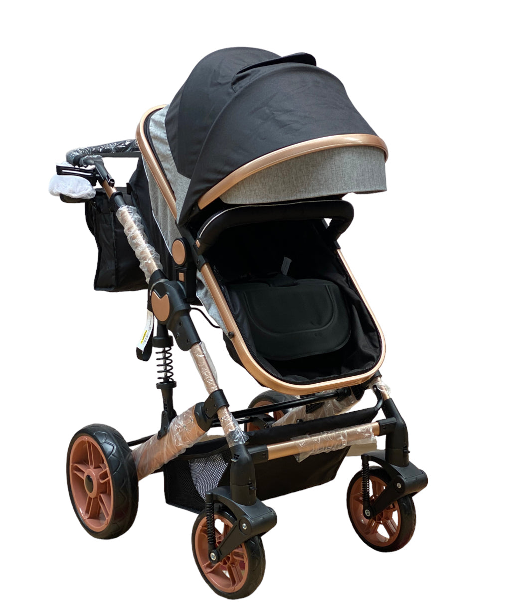 Carucior 3in1 Teknum , 0-36 luni, transformabil, reversibil, ultrapliabil,  culoare NEGRU, TR_588_BLACK