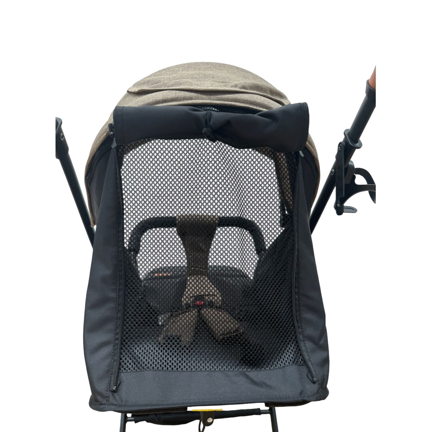 Carucior sport cu maner reversibil , pozitie somn, pliere tip troller, 6-36 luni,  culoare bej