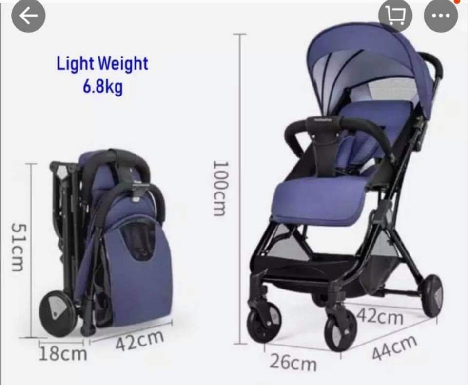 Carucior sport  troler ,cu pozitie somn si  protectie insecte, gri