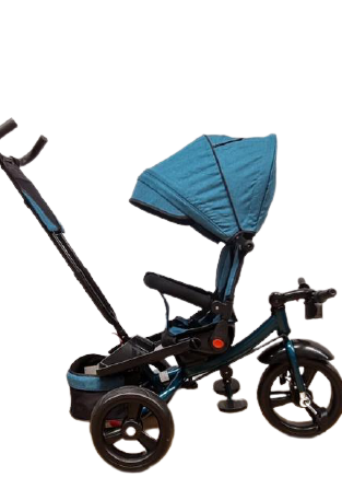 Tricicleta GGB5099STR, cu pozitie de somn, scaun rotativ si muzica distractiva