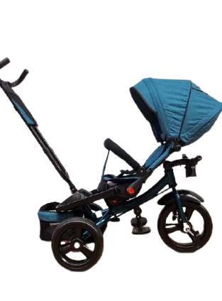 Tricicleta GGB5099STR, cu pozitie de somn, scaun rotativ si muzica distractiva