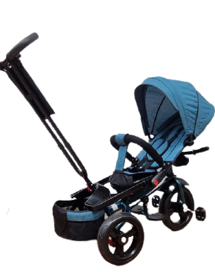 Tricicleta GGB5099STR, cu pozitie de somn, scaun rotativ si muzica distractiva