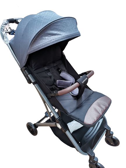 Carucior sport  troler ,cu pozitie somn si  protectie insecte, gri