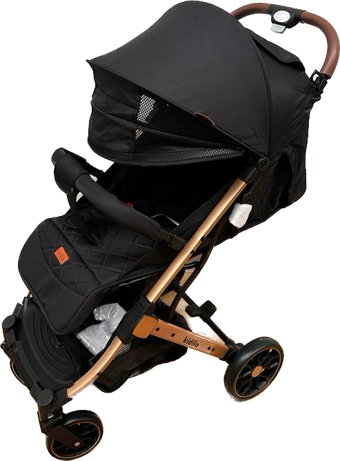 Carucior sport, cu inchidere compacta, sistem troller, pozitie somn , NEGRU