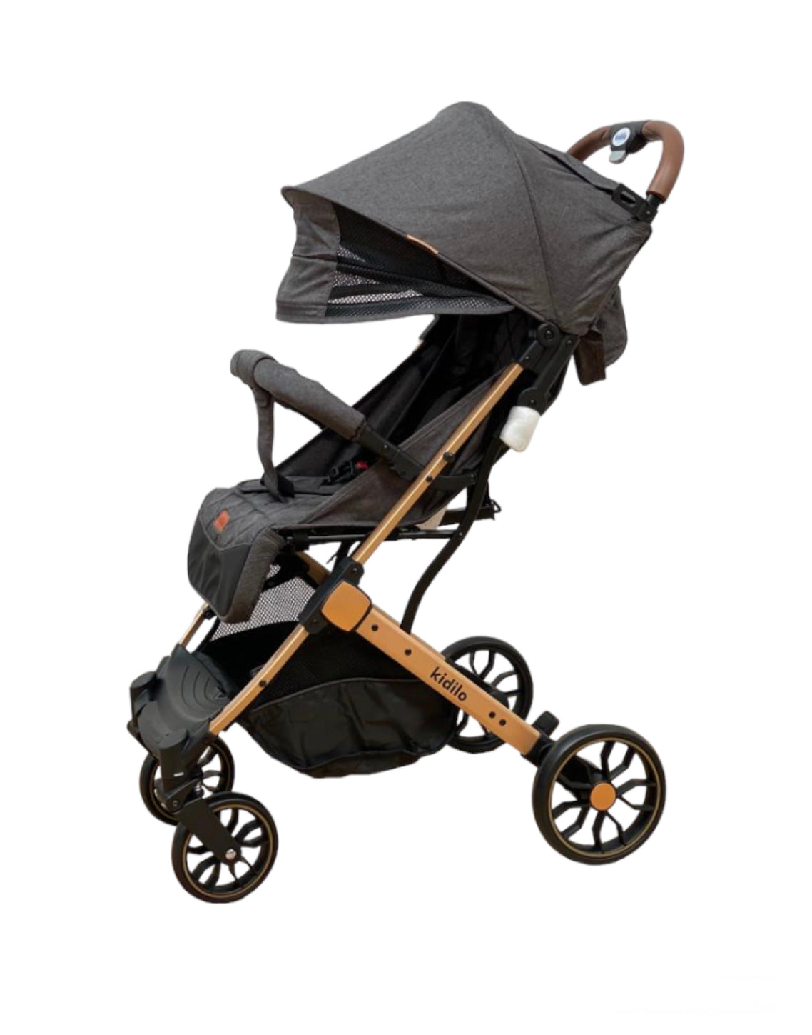 Carucior sport, cu inchidere compacta, sistem troller, pozitie somn , GRI