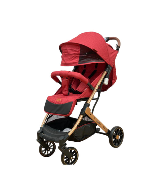 Carucior sport, cu inchidere compacta, sistem troller, pozitie somn  ROSU