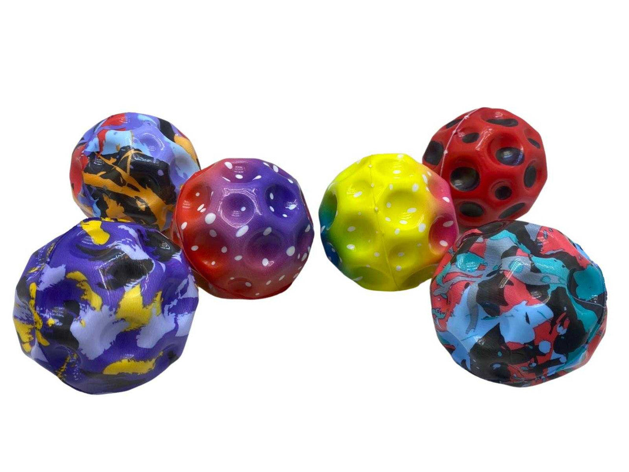 Minge saritoare Moon Ball , 7 centimentri, multicolor