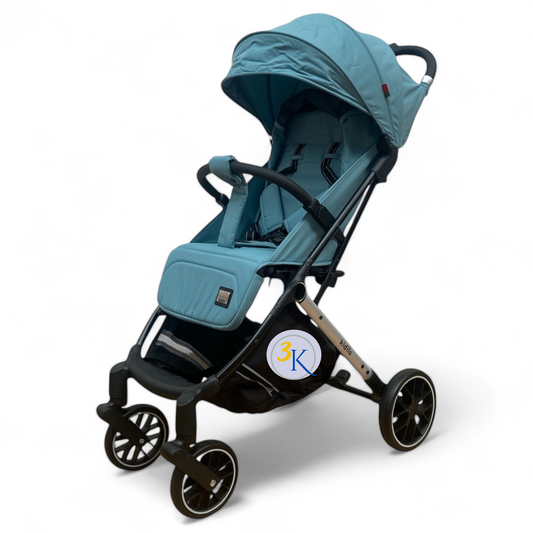 Carucior sport calitate superioara ,, cu inchidere compacta, sistem troller, pozitie somn , albastru