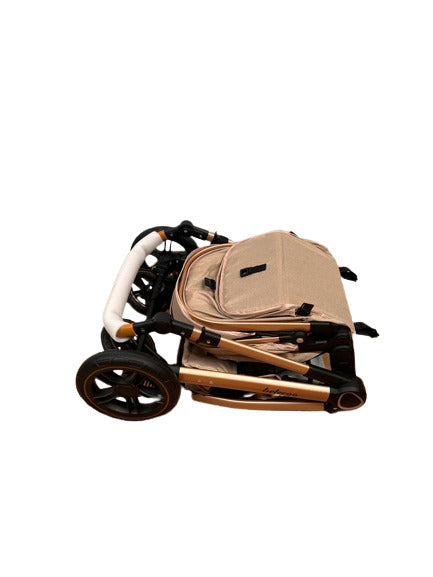 Carucior model 2 in 1 Belecoo XID, reversibil ,cu pliere compacta, 0-36 luni, BBDXIDA