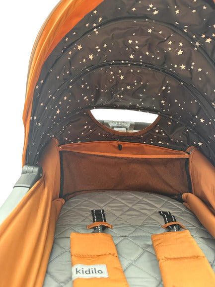 Carucior sport calitate superioara KIDILO 12, cu inchidere compacta, sistem troller, pozitie somn