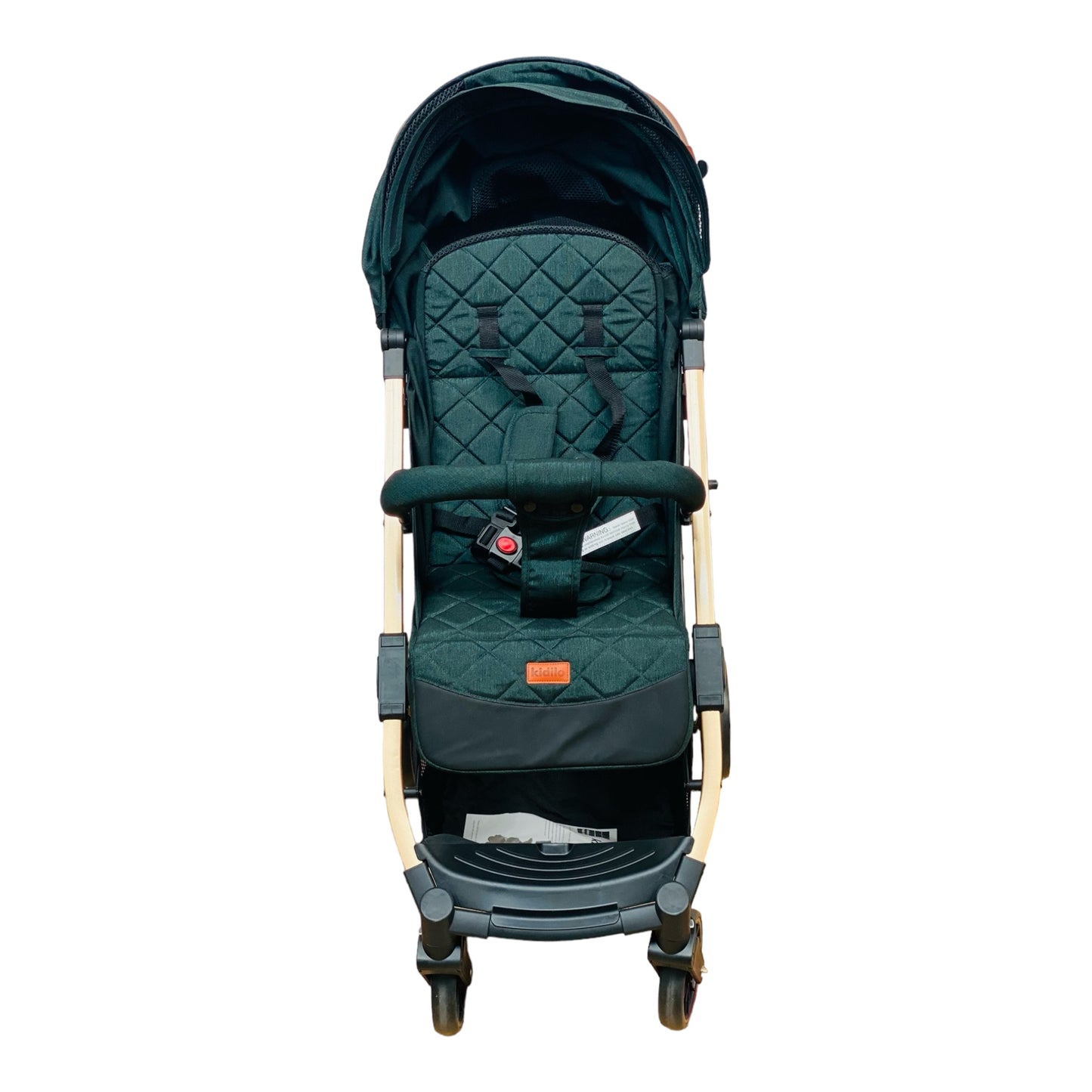 Carucior sport, cu inchidere compacta, sistem troller, pozitie somn si protectie vreme rece, VERDE