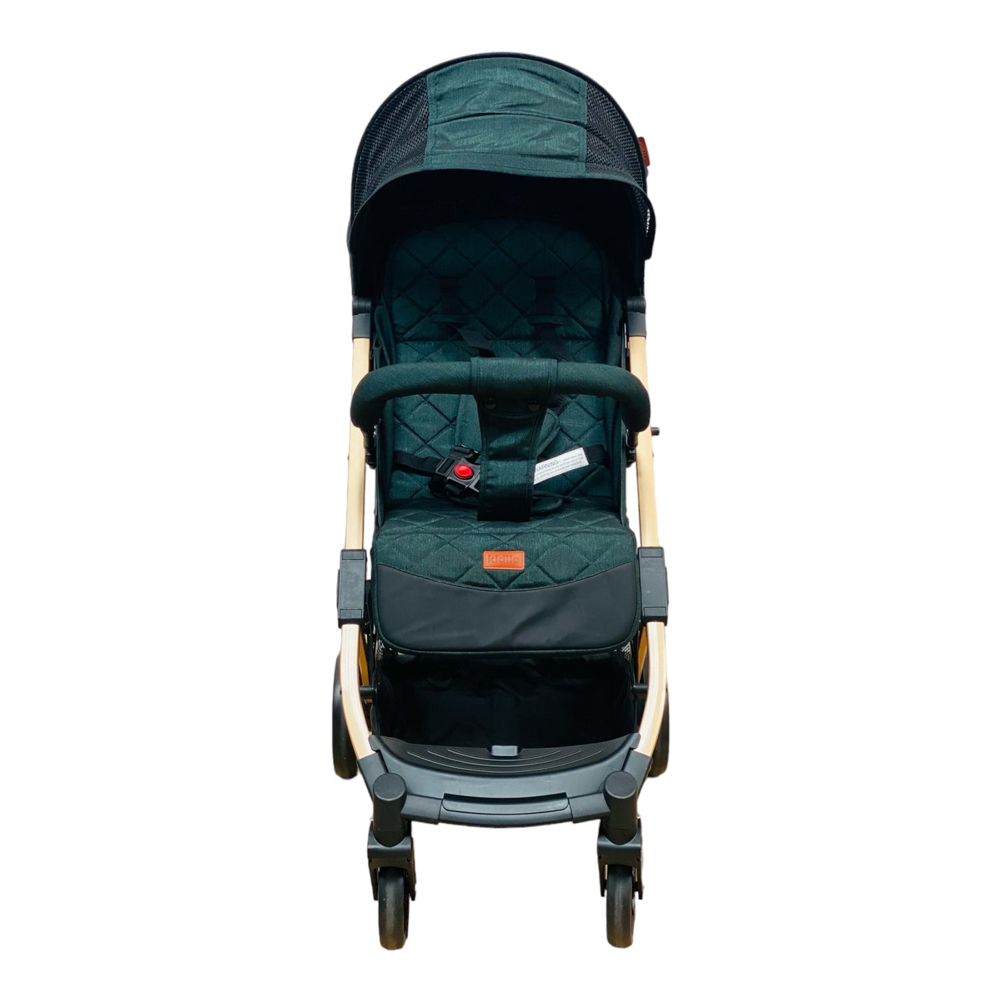 Carucior sport, cu inchidere compacta, sistem troller, pozitie somn si protectie vreme rece, VERDE