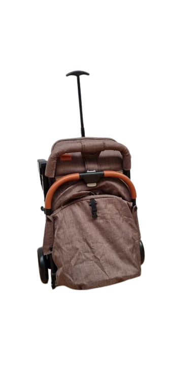 carucior sport tip troler pentru avion culoare maro 