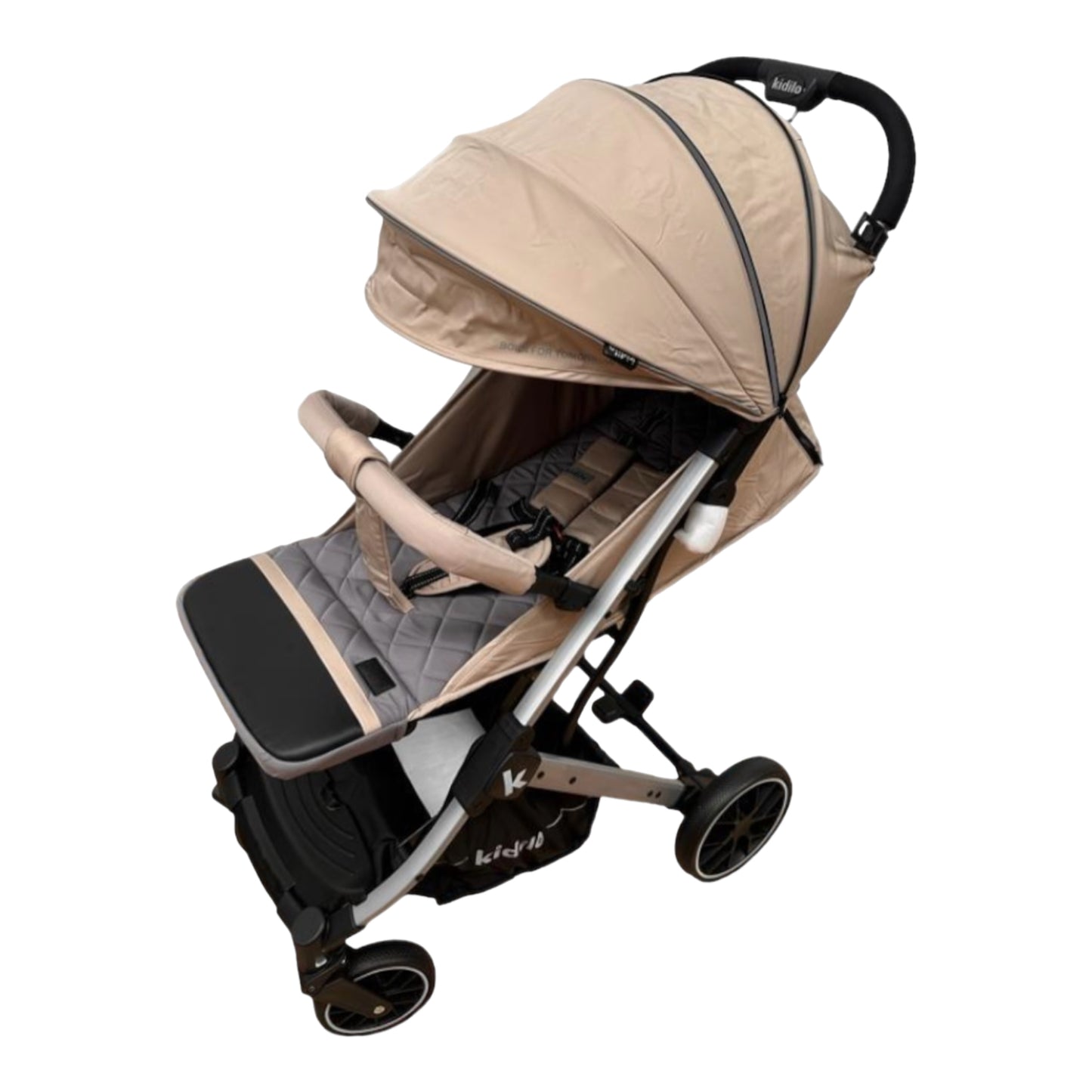 Carucior sport calitate superioara KIDILO 12, cu inchidere compacta, sistem troller, pozitie somn