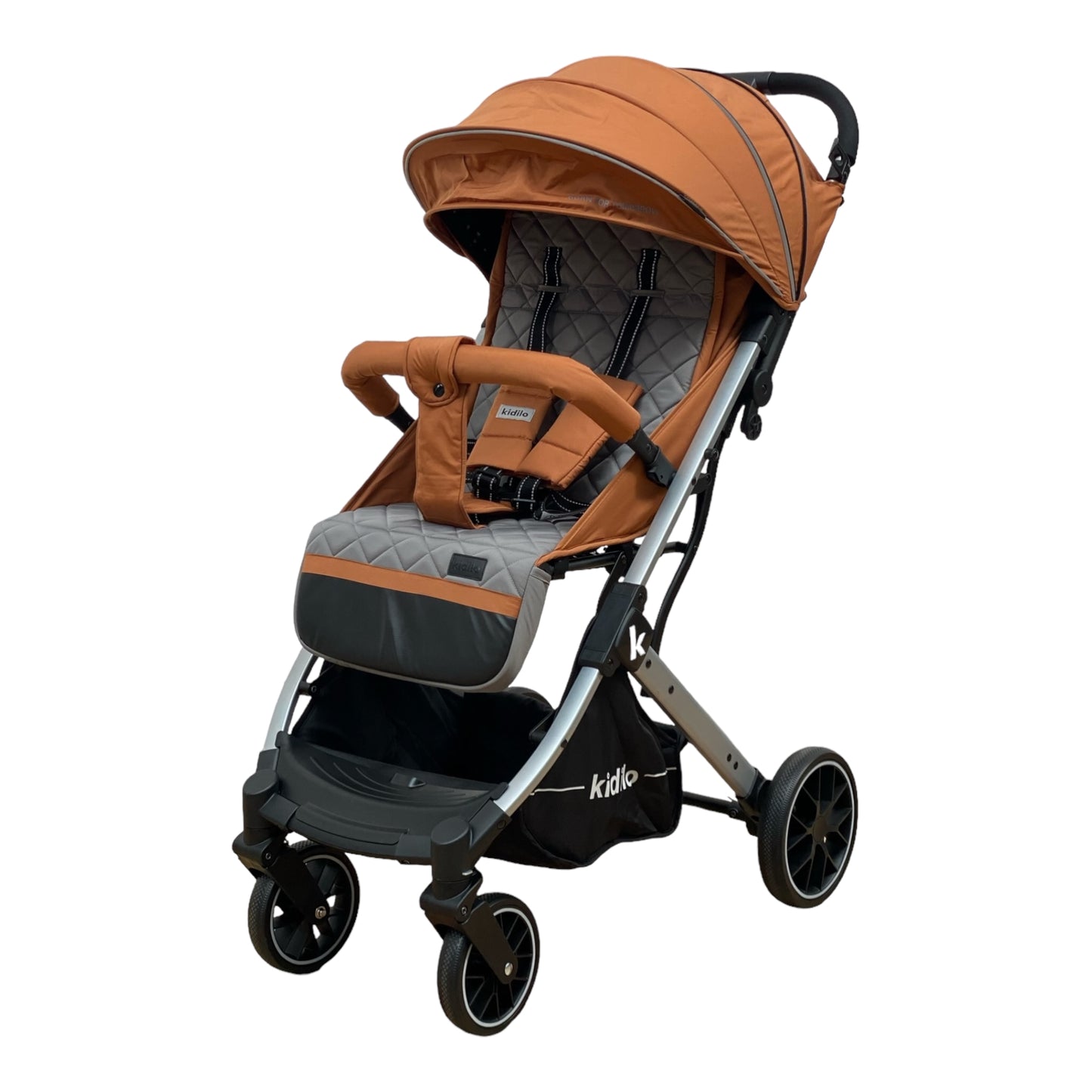 Carucior sport calitate superioara KIDILO 12, cu inchidere compacta, sistem troller, pozitie somn