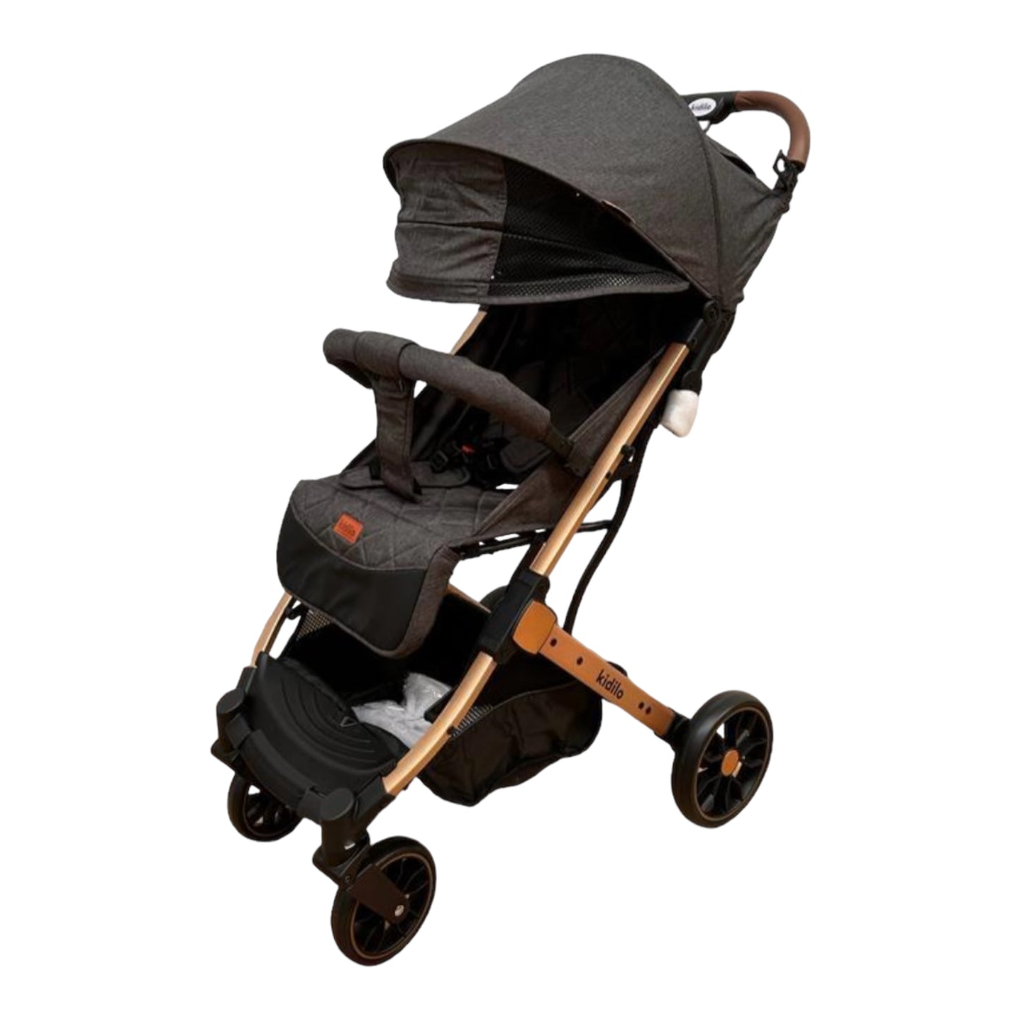 Carucior sport, cu inchidere compacta, sistem troller, pozitie somn , GRI