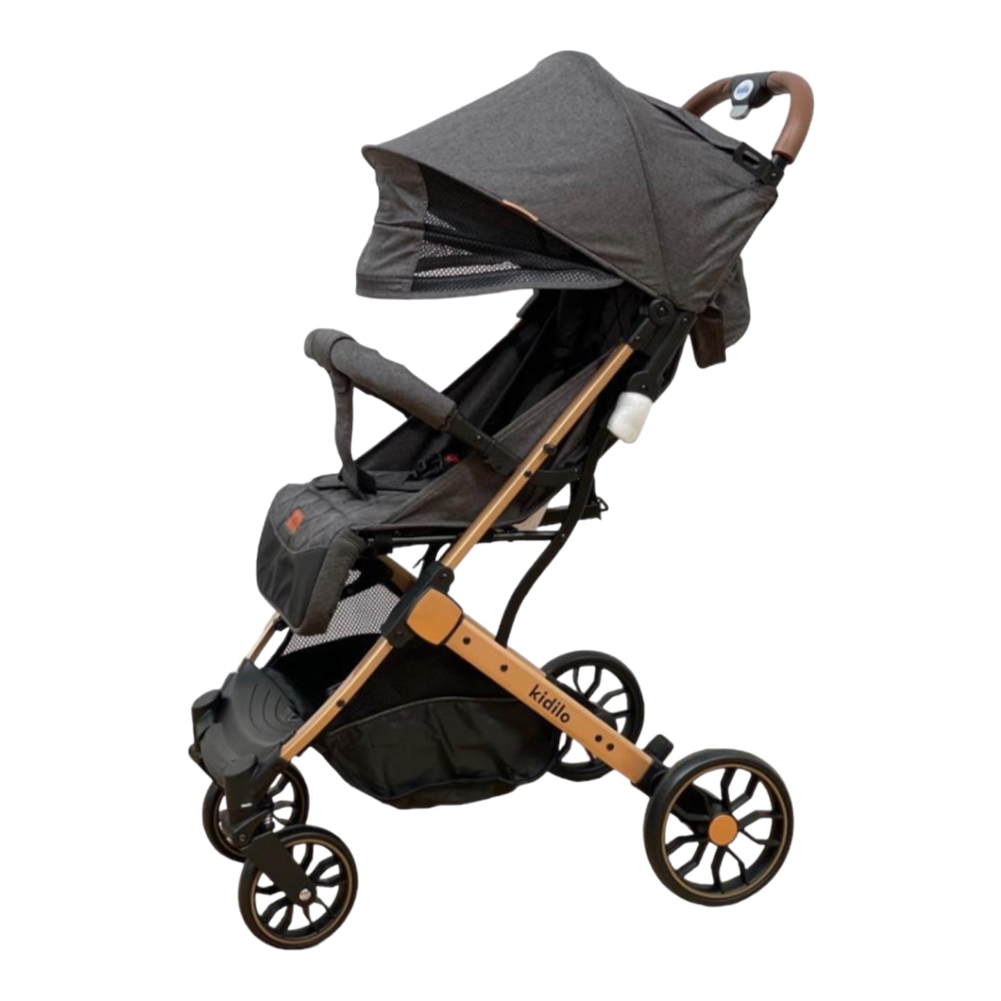 Carucior sport, cu inchidere compacta, sistem troller, pozitie somn , GRI