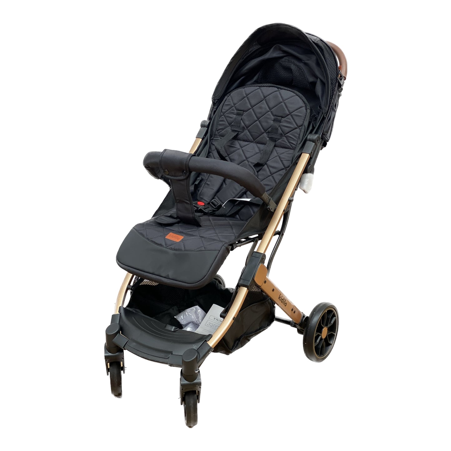 Carucior sport, cu inchidere compacta, sistem troller, pozitie somn , NEGRU